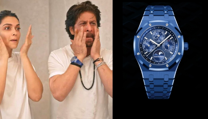 Shah Rukh Khan wears Audemars Piguet's blue Royal Oak Perpetual