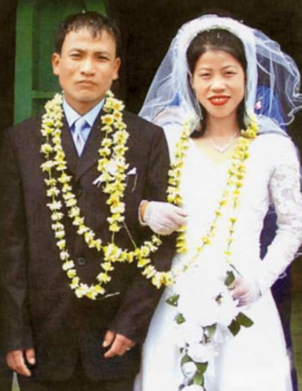 Mary Kom Boxer Family Husband