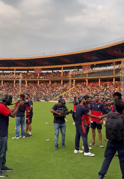 Anushka Sharma and Virat Kohli give a glimpse of their fun time at the FA  Cup final. Watch