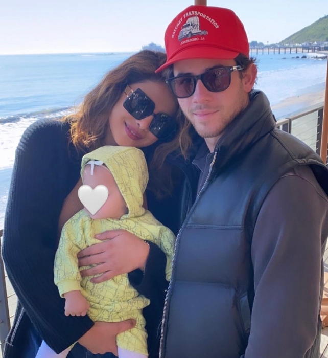 Priyanka with her family