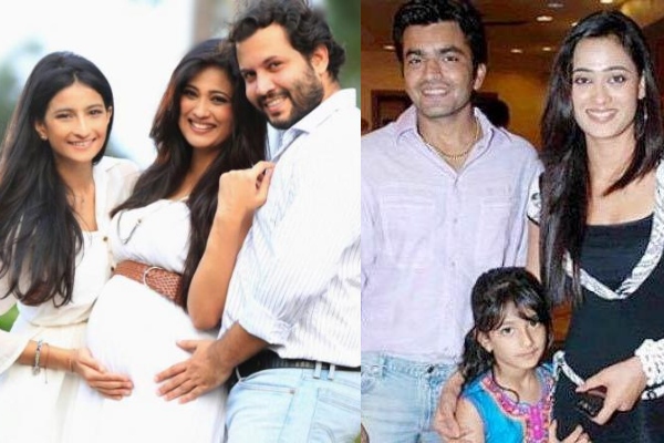 Shweta, her son and daughter, and ex-husbands