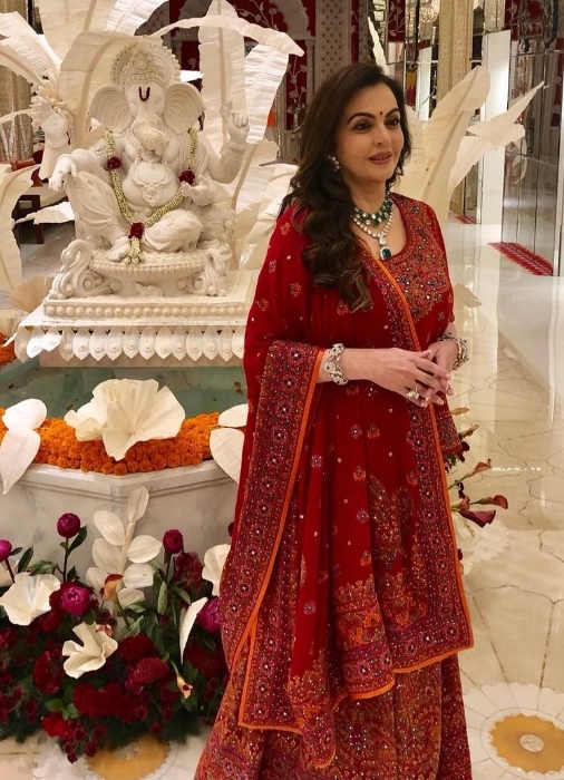 nita at ganpati celebration