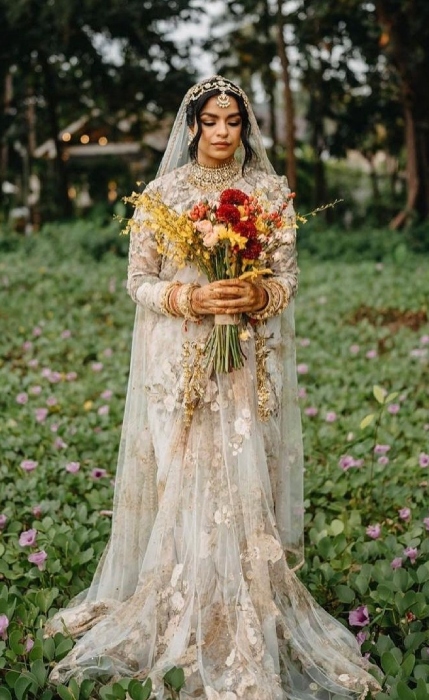 bride in saree