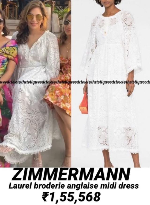 upasana in zimmermann dress