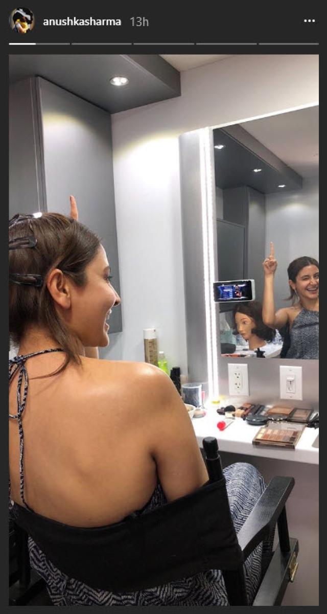 Anushka Sharma Watches Virat Kohli Match In Vanity Van