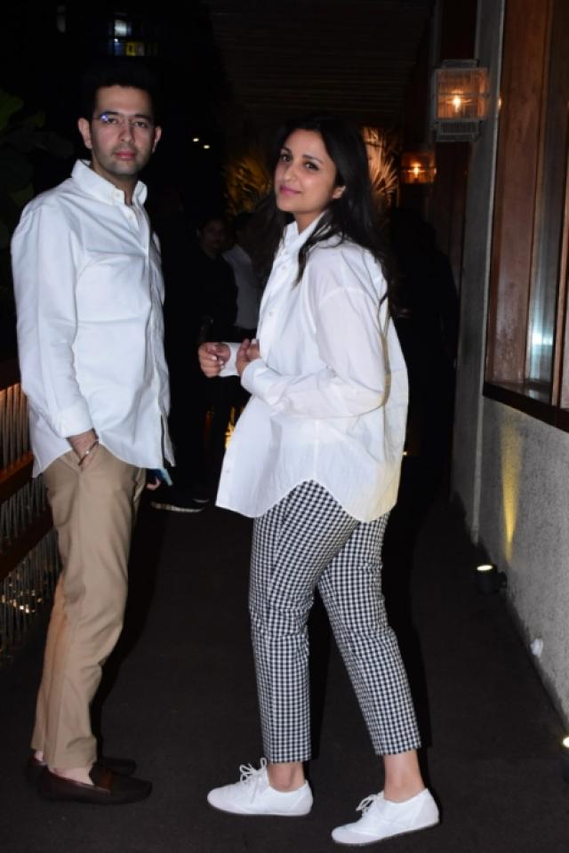 parineeti chopra and raghav at a dinner date