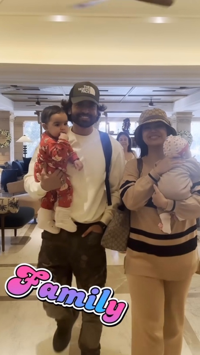 debina iwth family at vacation