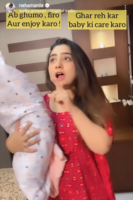 neha on her new life as mom