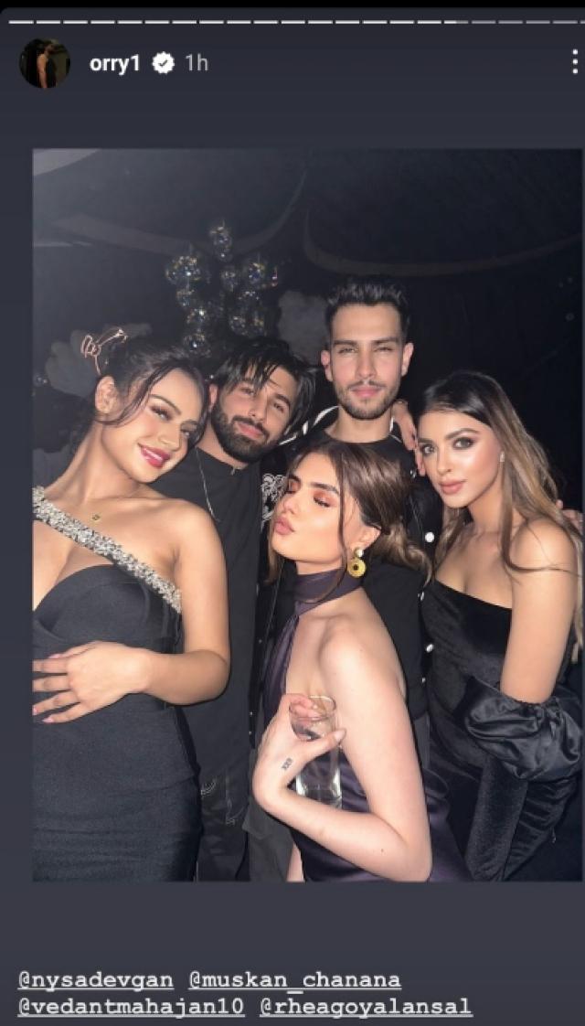 nysa and orhan celebrated new year together