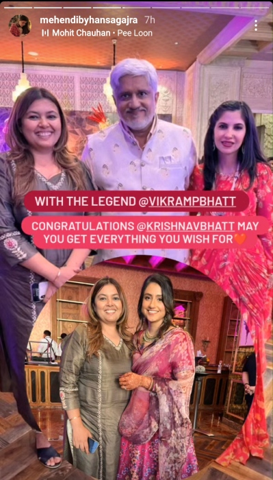 krishna bhatt mehendi party