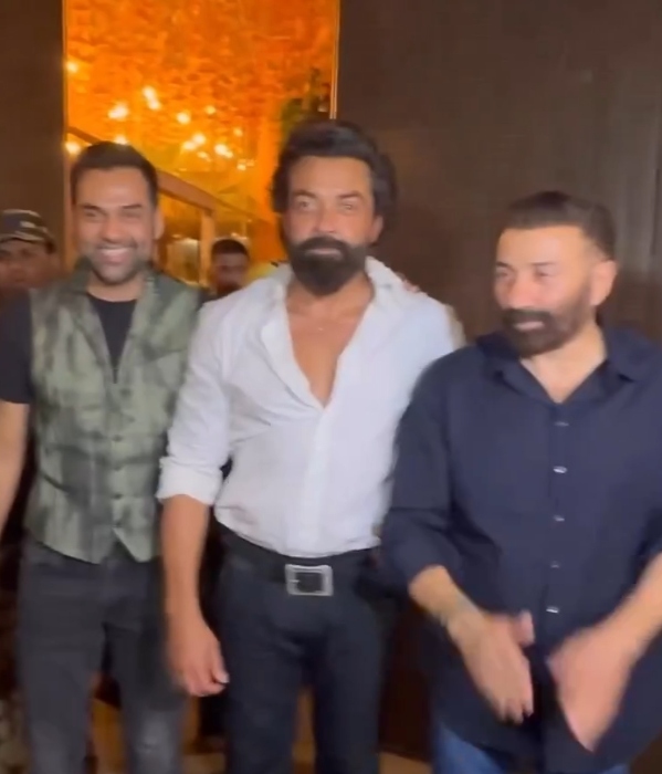 sunny deol, bobby deol and abhay deol
