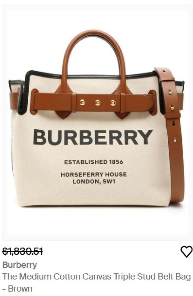 burberry tote bag