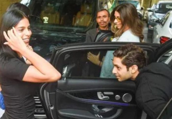 suhana khan with shweta nanda