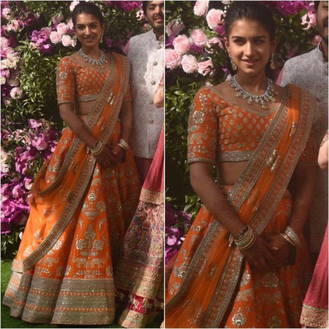 Radhika Merchant at Akash-Shloka's wedding