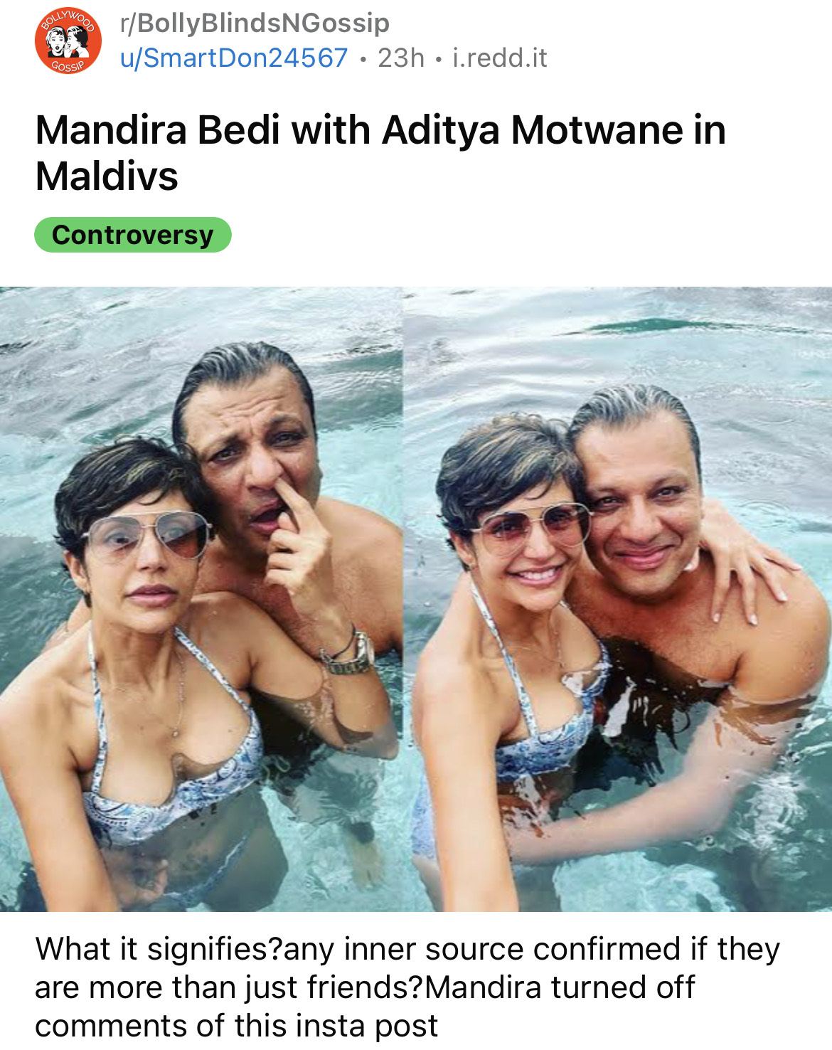 Mandira bedi aditya motwane