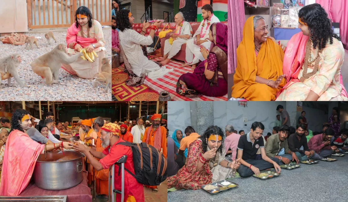 Aniruddhacharya Maharaj's Gauri Gopal Ashram, which serves thousands of elderly people