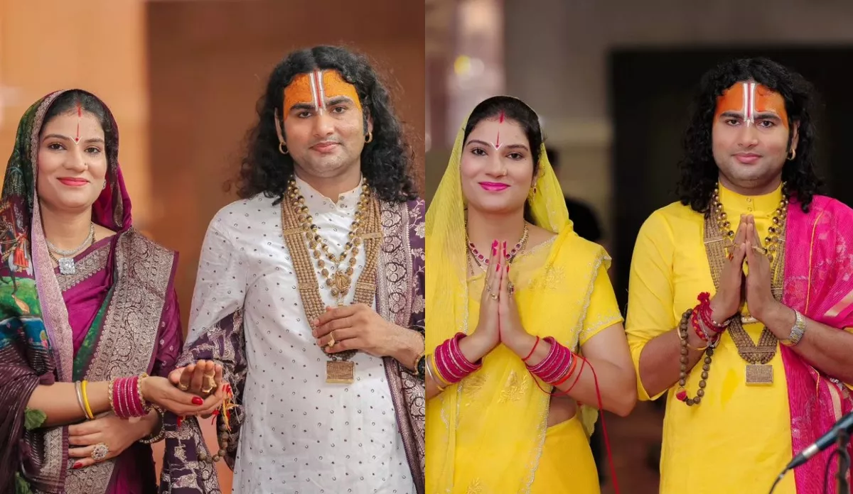 Aniruddhacharya Maharaj recalls the time when he took care of their son while she was taking her college exams