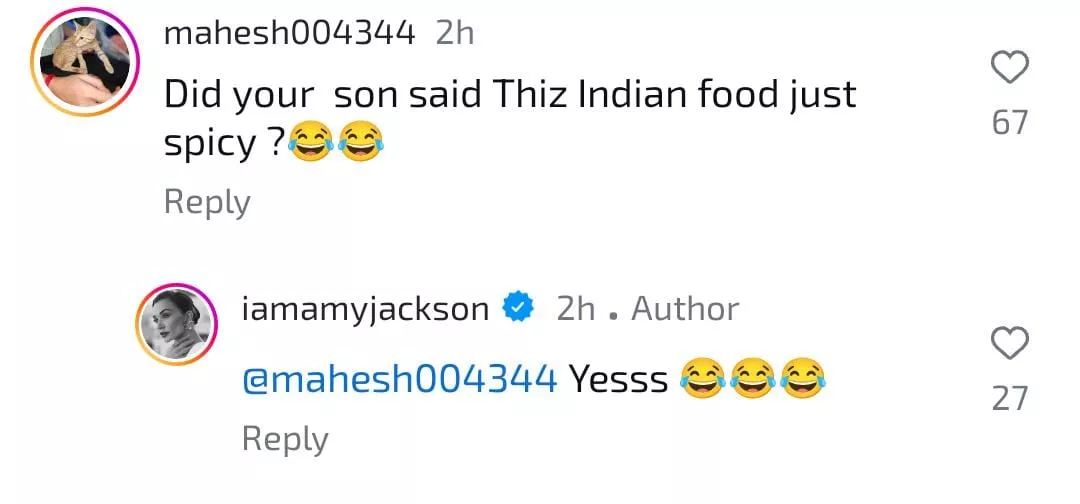 amy jackson pani puri