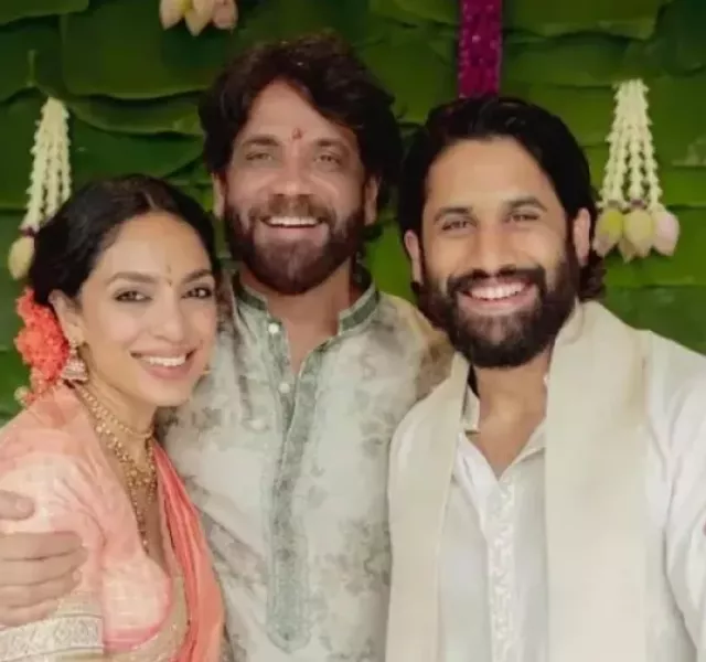 Nagachaitanya with his kids