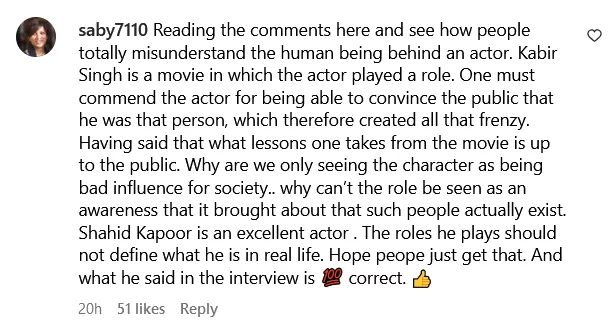 Supporting comment 1