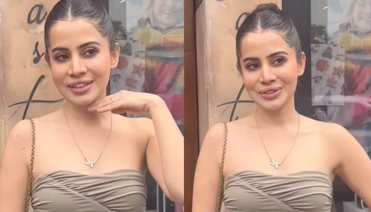 Uorfi Javed's first appearance post dissolving chin fillers