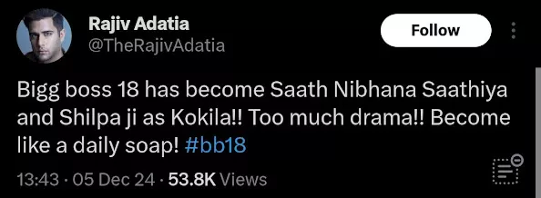 Rajiv Adatia, Bigg Boss 18, Karan Veer Mehra, Vivian Dsena, Shilpa Shirodkar