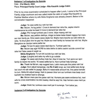 Who is Rita Kaushik? District Court judge reportedly told Bengaluru techie, Atul Subhash to commit suicide