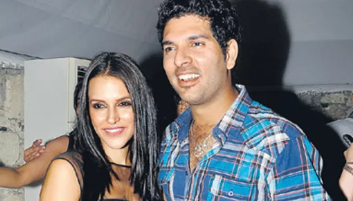 Yuvraj Singh and Neha Dhupia's dating rumours started after they were spotted at Sophie Choudry's birthday party