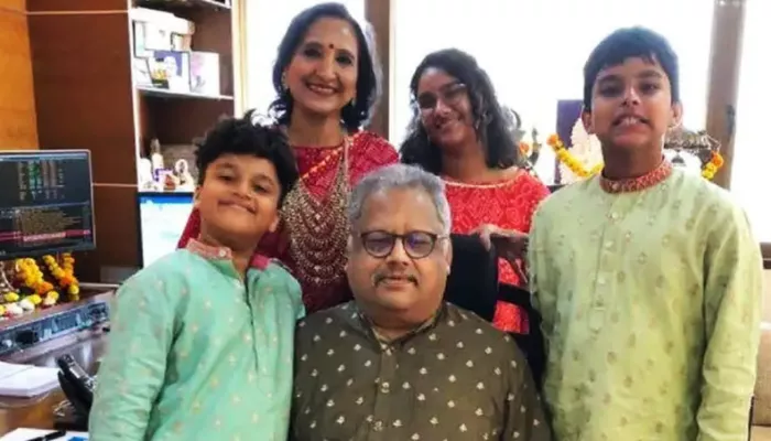 Rekha Jhunjhunwala and Rakesh Jhunjhunwala's marriage and children