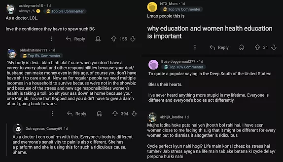 Tina Ahuja, Reddit, Sunita Ahuja, Period Pains