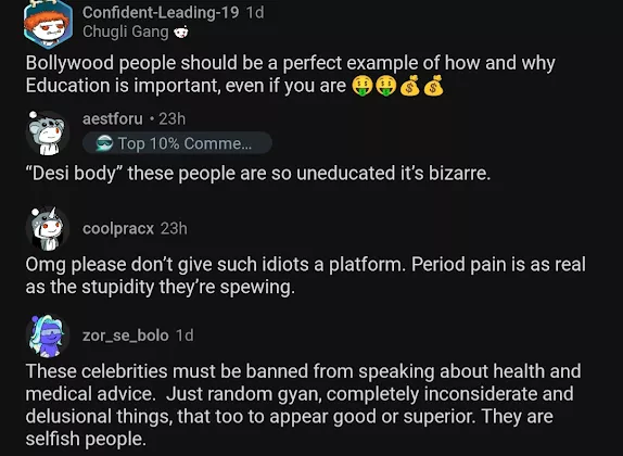 Tina Ahuja, Reddit, Sunita Ahuja, Period Pains