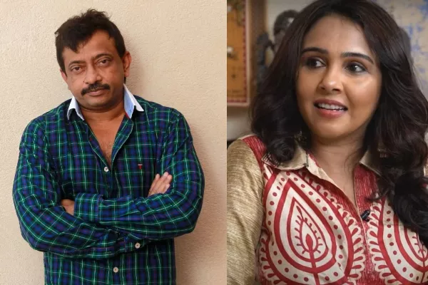 Suchitra Krishnamoorthi with ram gopal varma