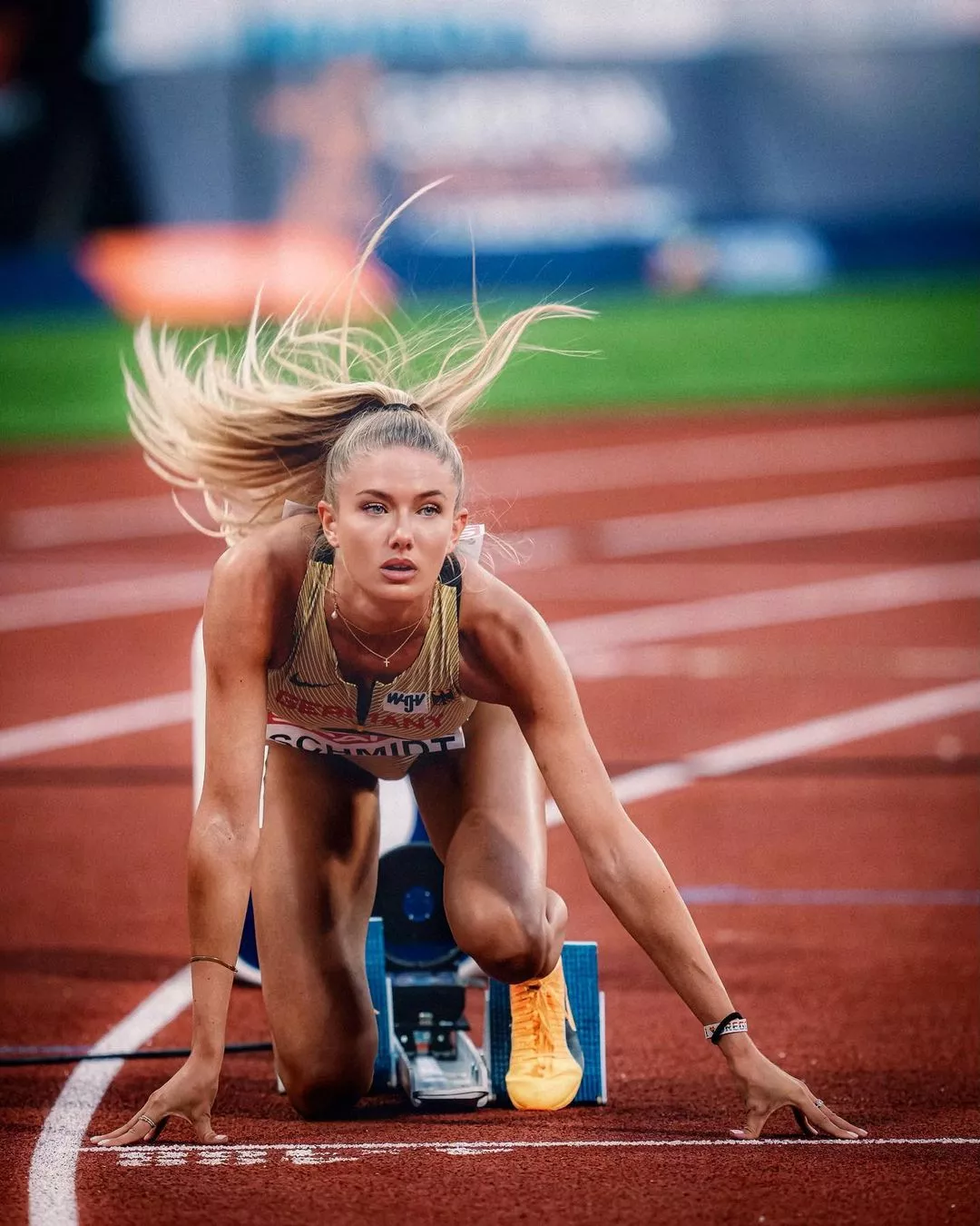 Paris 2024 Olympics World Sexiest Athlete Alica Schmidt German Runner Influencer Hugo Boss