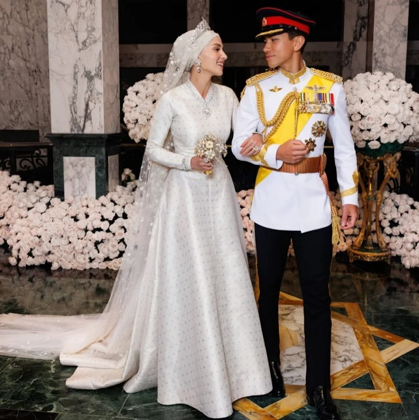 Prince Mateen, Princess Anisha, Sultan of Brunei