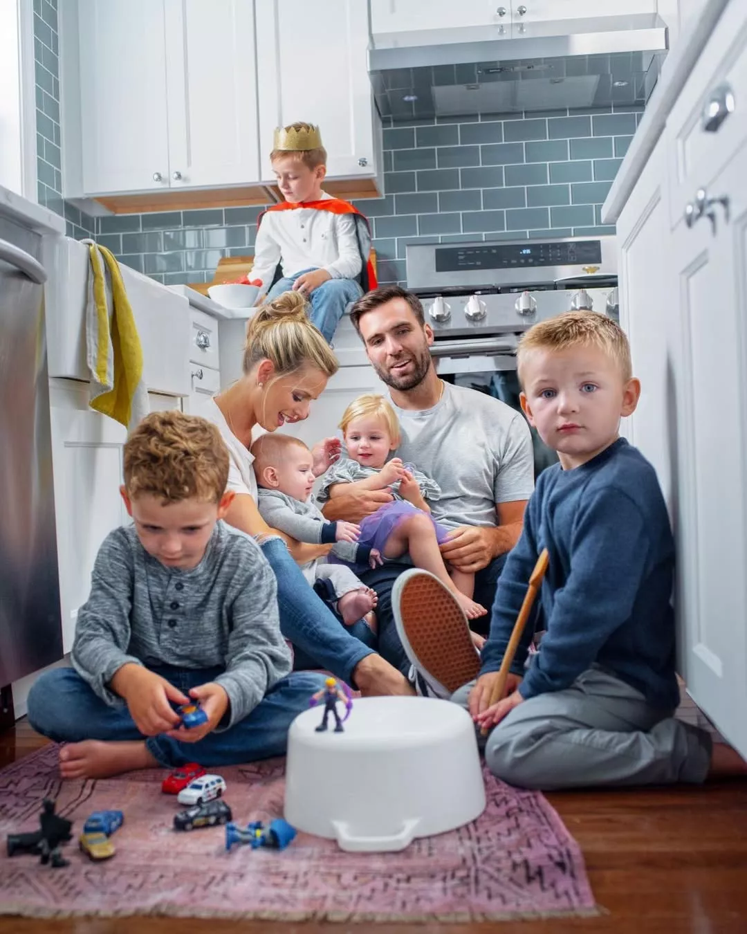 Meet Joe Flacco and Dana Grady's five children, including four sons and a daughter