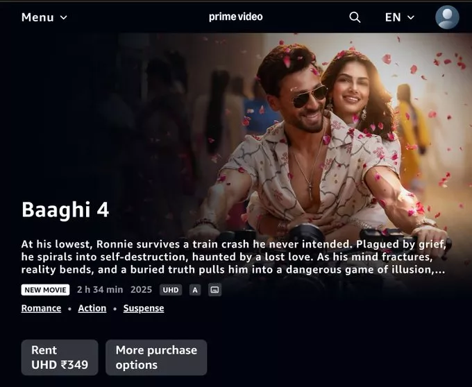Baaghi 4, Baaghi 4, Tiger Shroff, Sanjay Dutt, Harnaaz Sandhu