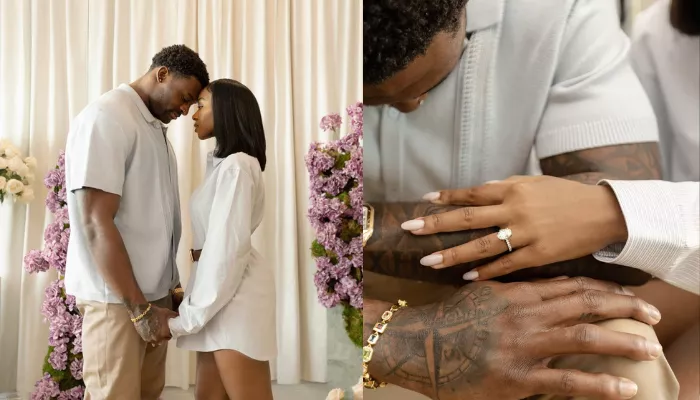 After a year in July 2023, she dropped a picture of an NFL star kissing her on the cheeks on her IG stories and officially confirmed their dating rumours. Talking about how they met in the first place, it was a blind date at a party arranged by Normani's singer-friend, Ciara and Metcalf's Steelers teammate, Russell Wilson.