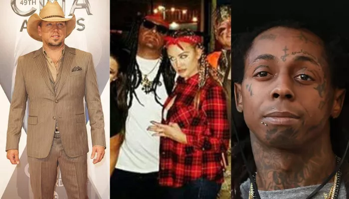 Jason Aldean as a popular rapper, Lil Wayne