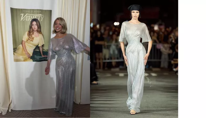 Fans compare Sydney Sweeney and Norwegian model, Siri Lehland, in the same sheer gown, igniting a stirring fashion debate online