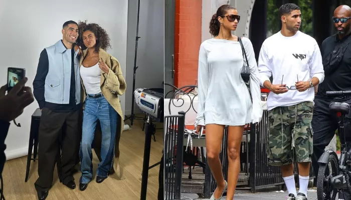 Is Achraf Hakimi dating Imaan Hammam? PSG defender linked with Dutch supermodel