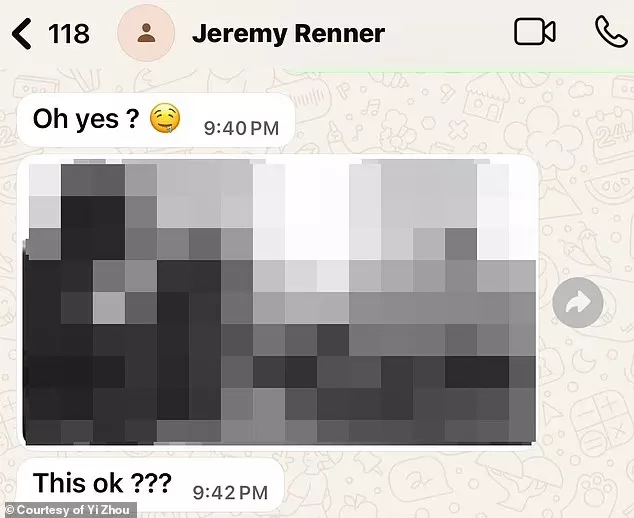 Jeremy Renner, Yi Zhou