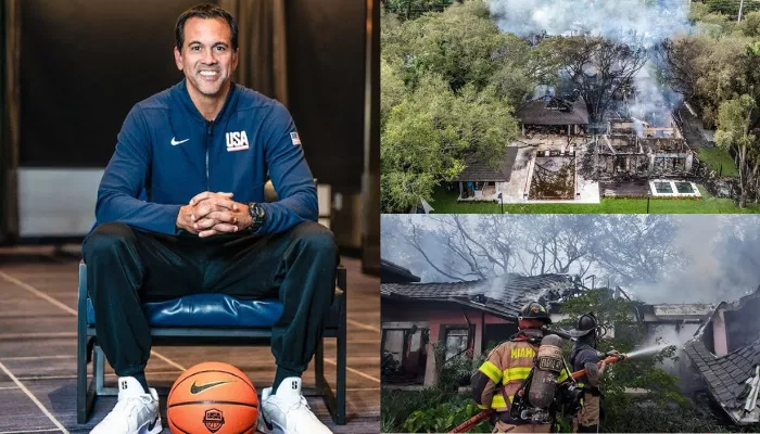 Erik Spoelstra's home burned down in a fire: Miami Heat coach's luxurious mansion was worth USD 6.6 million