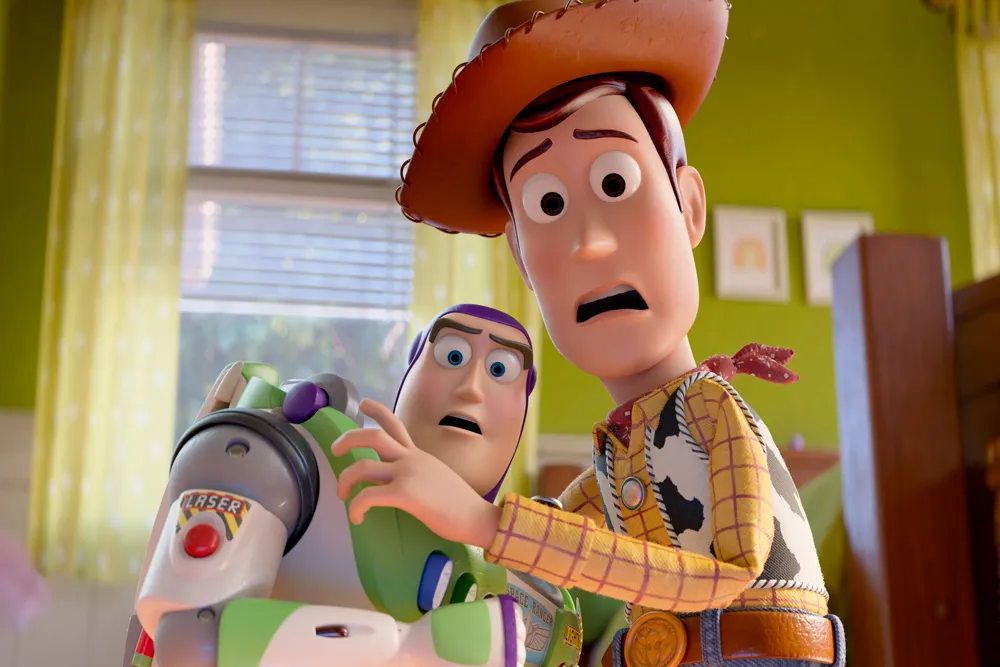 Buzz Lightyear and Woody.