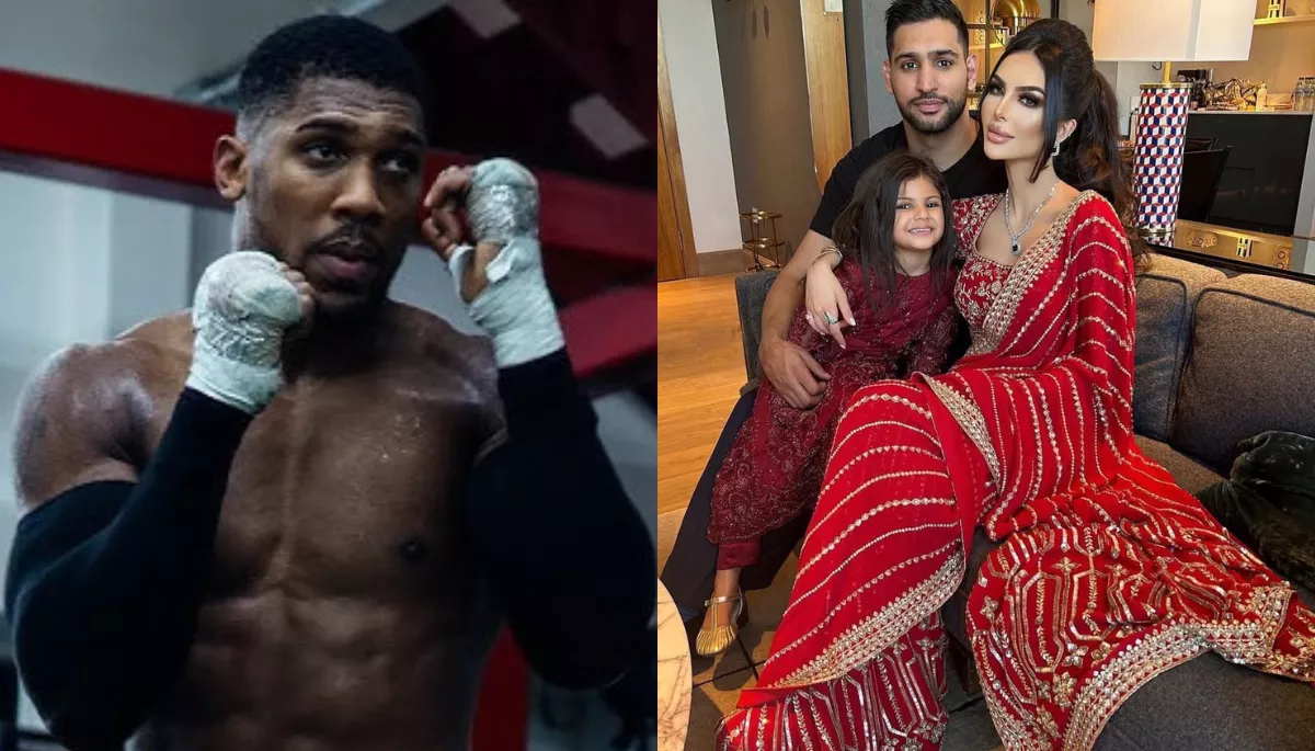When Anthony Joshua's boxer-friend, Amir Khan, accused him of sleeping with his wife, Faryal Makhdoom
