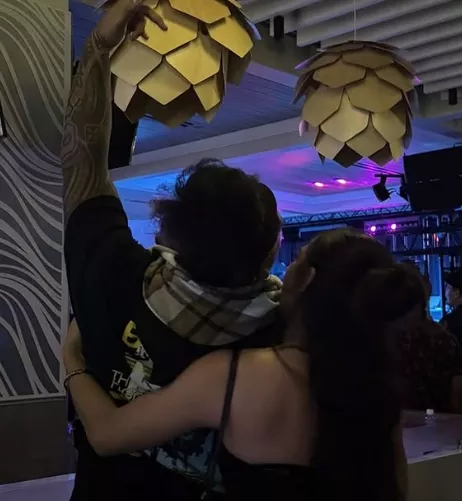 Jay Toia with girlfriend