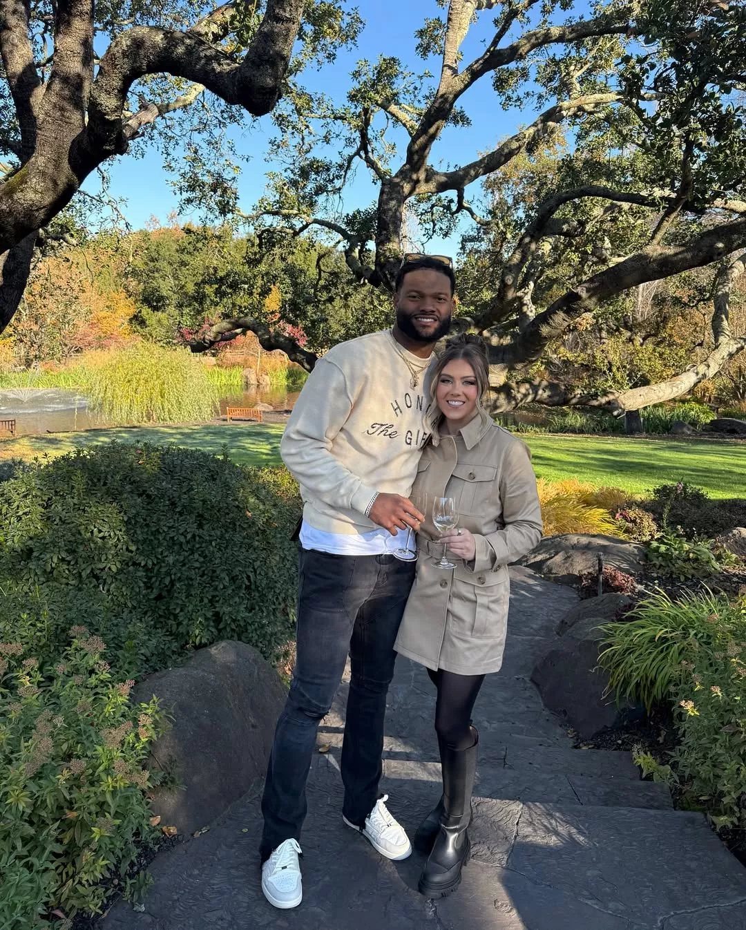 Who is Nico Collins' girlfriend, Samantha Catherine Roy? Houston Texans WR and former gymnast's love story started at the University of Michigan