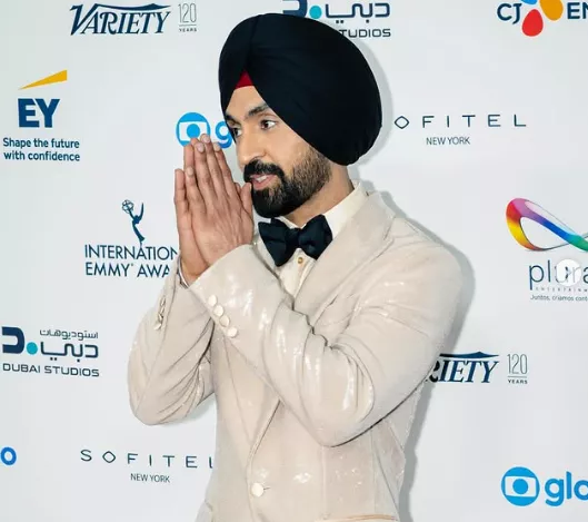 Diljit Dosanjh in the 53rd Emmy awards