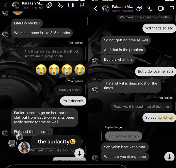 Palaash Muchhal Smriti Mandhana