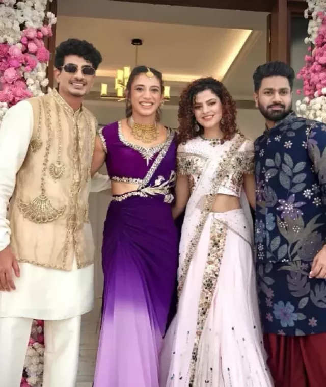 Palaash Muchhal Smriti Mandhana Mary D'Costa