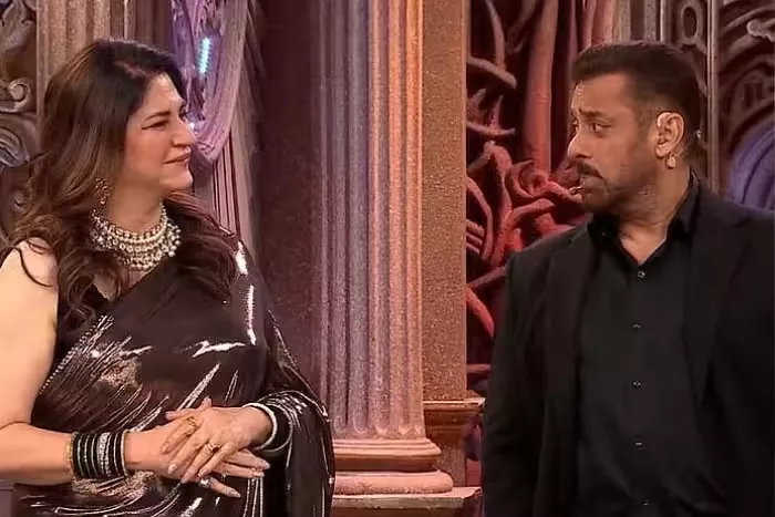 Kunicka Sadanand and Salman Khan on BB19